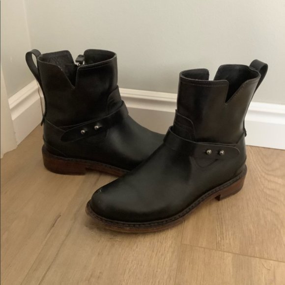 Rag and Bone Black Boots 6 - Picture 2 of 3